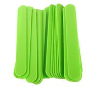 SHOWERORO Palitos de Plástico Verde y Manualidades para Exámenes Orales 25 Diseño Multipropósito y Seguro, Ideales para Niños y Uso Profesional