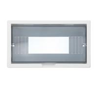 SHOWERORO Panel de caja de distribución de energía de plástico con diseño moderno, resistente para uso residencial y comercial, instalación sencilla y duradera