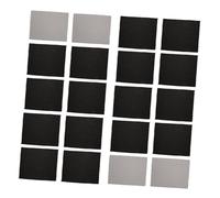 SHOWERORO Paño de Limpieza de Microfibra Negro para Gafas y Lentes de Cámara, sin Polvo ni Pelusas, Gran Poder de Limpieza, Pack de 24 Unidades para Móviles y Joyas