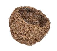 SHOWERORO Pantalla para Lámpara de Exterior de Ratán Forma de Nido de Pájaro Cubierta Rústica para Lámpara 200X200 MM Accesorio Decorativo para Jardín y Terraza