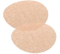 SHOWERORO Pantallas de Lámpara Antideslumbrantes para Ñiño, 2 Piezas, Difusor de Tela Beige Claro 9 Cm de Diámetro, Cubiertas para Lámparas de Techo, Protección Ocular y Difusor de Luz