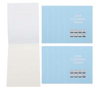 SHOWERORO Papel de Limpieza para Lentes de Cámaras y Microscopios, 700 Hojas de Pulpa de Madera, Paquete de 50 Hojas por Cuaderno y 14 Cuadernos, Pañuelos Limpiadores para Pantallas
