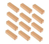 SHOWERORO para Embalaje, Material Resistente y Bálsamos Labiales y Diseño Práctico 50 Cajas de Papel Kraft de Pintalabios para Manualidades y Regalos