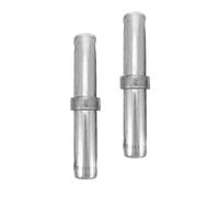 SHOWERORO Pasador de Acoplamiento para Andamios 2 Piezas Pasador de Inserción Galvanizado Diámetro 34 MM Collar Espaciado 8 CM Accesorio Profesional para Equipos de Andamiaje