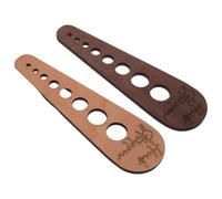 SHOWERORO Pelador de Hojas de Hierbas de Madera de Cerezo 2 Piezas, Removedor de Hojas de Albahaca y Col Rizada, Herramienta para Cocina Doméstica y Profesional, Utensilio