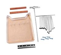 SHOWERORO Piano De Pulgar Vintage Portátil De 17 Teclas Para Niños Niñas Y Adultos Instrumento Acrílico Fácil De Tocar Sonido Melodioso