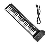 SHOWERORO Piano Digital Portátil Enrollable De Teclas Piano Plegable Volumen Para Principiantes y Prácticas Casa