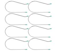 SHOWERORO Pinzas de Repuesto Eléctricas para Rulos Térmicos 445 CM 8 Piezas Clips de Fijación para Rizador Caliente Accesorios para Peinado Profesional en Casa