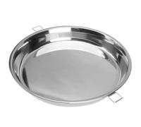 SHOWERORO Plato de Vapor de Acero Inoxidable Doble Asa, Diseño Compacto y Fácil de Transportar, Adecuado para Cocinar al Vapor en Cocina Casera