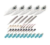 SHOWERORO Plumas de Faisán Naturales para Manualidades, Surtido de Plumas Moteadas, Lote Combinado para Bricolaje Creativo, Decoración de Carnaval y Halloween, Adornos para Fiesta