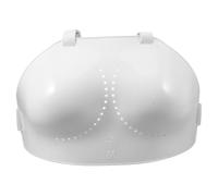 SHOWERORO Protector de Pecho de Esgrima, Protector de Pecho Reutilizable, PVC, Blanco, Ajuste Cómodo, Protección, Diseño Ergonómico, para Chicas de 17 Años, Práctica de Esgrima
