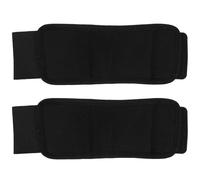 SHOWERORO Protectores Antimoscas para Patas de Caballo 2 Piezas, Fundas Protectoras Negras Ajustables y Transpirables para Botas Holgadas, Absorbentes de Impactos para Equitación y Cuidado