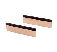 SHOWERORO Puente Dobro De Arce y Ébano Cejuela De Puente Cortada y Ranurada Para Resofónicos Cejuela De Arce y Ébano Para Instrumentos De Cuerda