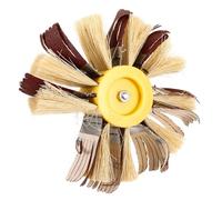 SHOWERORO Pulidora De De Papel De Lija De Sisal 120 Grano Para Taladro 6.29X6.29X3.54In Rueda De Pulido Para Reparación Y Brillo En Muebles De Madera