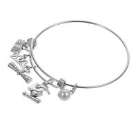 SHOWERORO Pulsera y Recuerdos de Graduación Ajustable de Graduación en Acero Inoxidable 2023 Diseño Minimalista para Fiesta y Obsequio Especial