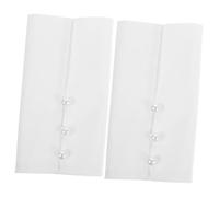 SHOWERORO Puños Desmontables de Algodón Cómodos Manguitos Falsos para Camisa Accesorios Profesionales para Trajes Diseño y Transpirable para Seguro y Elegante