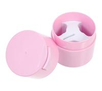 SHOWERORO Recipiente de Almacenamiento Hermético para Pegamento de Pestañas Tarro Prensable para Extensiones Contenedor Reutilizable de Gel Adhesivo para Belleza de Pestañas Color Rosa