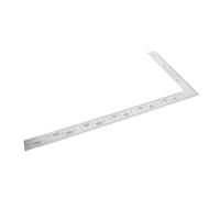 SHOWERORO Regla Escuadra de Carpintero Acero Inoxidable 300 MM Herramienta de Medición de Ángulo Recto Base Ancha para Construcción y Bricolaje Regla Cuadrada Metálica Multifuncional