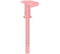 SHOWERORO Regla Medidora de Plástico Rosa 150 MM Calibrador Facial para Micropigmentación y Diseño de Cejas Uso Profesional Casa