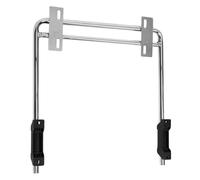 SHOWERORO Reposapiés para Silla de Oficina con Estructura de Hierro y Retráctil Accesorio Ergonómico para Descanso de Pies Escritorio para Gaming y Trabajo Casa