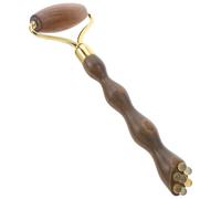 SHOWERORO Rodillo de Masaje de Sándalo Verde Herramienta Manual de Masaje para Ojos y Rostro Guasha para Cuello Brazos y Piernas Masajeador de Ojos Obsequio de Autocuidado para Hombres