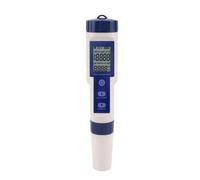 SHOWERORO Salinómetro Digital Preciso Medidor de Salinidad Temperatura y Ph para Acuarios Marinos con Función de Monitoreo y Escalas Multiples sin Pantalla con Retroiluminación Práctico