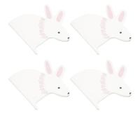 SHOWERORO Servilletas de Papel Desechables de Conejo 20 Hojas para Fiestas de Cumpleaños y Pascua, Decoraciones de Vajilla Infantiles, Servilletas Absorbentes y Suaves para Eventos