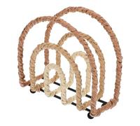 SHOWERORO Servilletero de Escritorio Metálico Color Marrón, Soporte para Pañuelos de Papel sin Taladro, Organizador Decorativo para Cocina, Restaurante y Despacho, Accesorio Higiénico