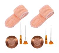 SHOWERORO Set de 8 Piezas para Cuidado Facial Cuenco Mezclador, Pinceles Aplicadores de Mascarilla de Silicona, Kit de Utensilios para Spa en Casa, Equipo Facial Profesional para Mujeres