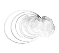 SHOWERORO Sombrero para Novia Blanco de Poliéster y Abs, Ligero y Llamativo, Adecuado para Fiestas de Té y Bodas Diseño Elegante y Sofisticado