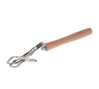 SHOWERORO Soporte de Mano para Moxibustión Anti-escaldaduras Clip para -4 Cm, Mango de Madera Portátil, Herramienta Resistente al Calor para Terapia Tradicional en Casa y Clínica