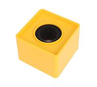 SHOWERORO Soporte Para Micrófono Logotipo Amarillo Protector De Micrófono Para Reporteros Para De Radio y Entrevistas Profesionales