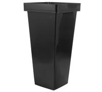 SHOWERORO Soporte para Paraguas Negro Mediano Paragüero Cuadrado de Plástico Resistente Estante Decorativo para Entrada de Hogar y Oficina Organizador para Paraguas Largos y Plegables