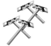 SHOWERORO Soportes para Estantes Flotantes Ocultos de 12 MM Acero Laminado Frío Diseño T Resistente 4 Piezas para Cocinas Talleres Balcones y Baños