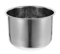 SHOWERORO Tanque Interior de Olla Arrocera de Acero Inoxidable de 6 L Revestimiento Antiadherente, Adecuado para Uso Diario y Cocción Versátil en Cocinas Eléctricas