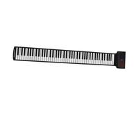 SHOWERORO Teclas Piano Enrollable Portátil y Recargable Piano Electrónico Flexibles Funciones De Grabación y Programación Para Aprender y Llevar Cualquier Lugar