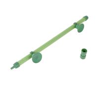 SHOWERORO Tira de Burbujas Barra de Oxígeno de Plástico para Acuario de 10 Pulgadas con Ventosas Verdes Que CREA Microburbujas para Peceras y Tanques de Peces