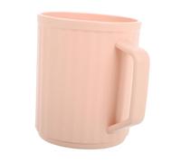 SHOWERORO Vaso para Cepillo De Dientes De Plástico con Asa Portacepillos De Baño para Hogar Organizador De Tazas Reutilizables para Escova De Dentes