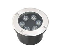 SHOWERRING 6W Foco Empotrable Al Aire Libre Luz Subterránea LED Impermeable IP67 Iluminación del Paisaje Lámpara Empotrable En El Suelo para Camino Patio Entrada De Coches Cubierta Paso
