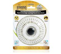 ShowerShroom Stealth Shower Hair Drain Catcher Hair Stopper for Shower Drain Bathtub and Bathroom Sink Will Not Impede Wate