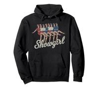Showgirl Camiseta Niñas Danza Teatro Musical Escenario Sudadera con Capucha