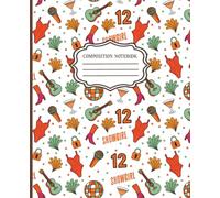 Showgirl Composition Notebook: 7.5 x 9.25 Inch | 100 College-Ruled Pages | Fun Music & Party-Themed Cover | Perfect for Students, Writers, and Everyday Notes
