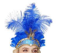Showgirl Headpiece- Fabric 56-58cm | Headbands For Parties | Fascinators Carnivals | Wedding Headwear Masquerade Accessories Cocktail Event Fascinators Showgirl Headwear Decorative Accessory