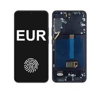 SHOWGOOD AMOLED para Samsung S22 Plus LCD S906B S906N pantalla con marco táctil digitalizador de repuesto para Galaxy S22+ (marco negro EUR)