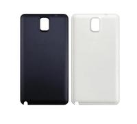 SHOWGOOD - Carcasa trasera de batería para Samsung Galaxy Note 3 N900 N9005 para Note3, panel de plástico con logotipo de repuesto (blanco)
