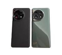 SHOWGOOD - Cubierta trasera de batería para Oneplus 11 One Plus, puerta de cristal de 6.7 pulgadas, reparación de carcasa trasera + logotipo de lente de cámara (verde)