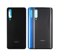 SHOWGOOD - Cubierta trasera de batería para Xiaomi Mi 9 Mi9 SE, panel de cristal 3D para Xiaomi Mi 9 SE, carcasa adhesiva de repuesto (Mi 9 azul)