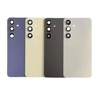 SHOWGOOD - Cubierta trasera de cristal para Samsung Galaxy S24 Plus, repuesto para puerta trasera, carcasa rígida con adhesivo (negro)