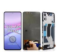 SHOWGOOD - Pantalla LCD OLED de 6.6 pulgadas para VIVO V30 Lite 5G V2327 / V40 Lite 4G/5G, pantalla LCD táctil V30 40 SE T3 5G S18e (negro sin marco)