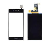 SHOWGOOD para Sony Xperia M2 S50H D2302 D2303 D2305 D2306 pantalla táctil digitalizador sensor de vidrio + panel de pantalla LCD (solo táctil negro)